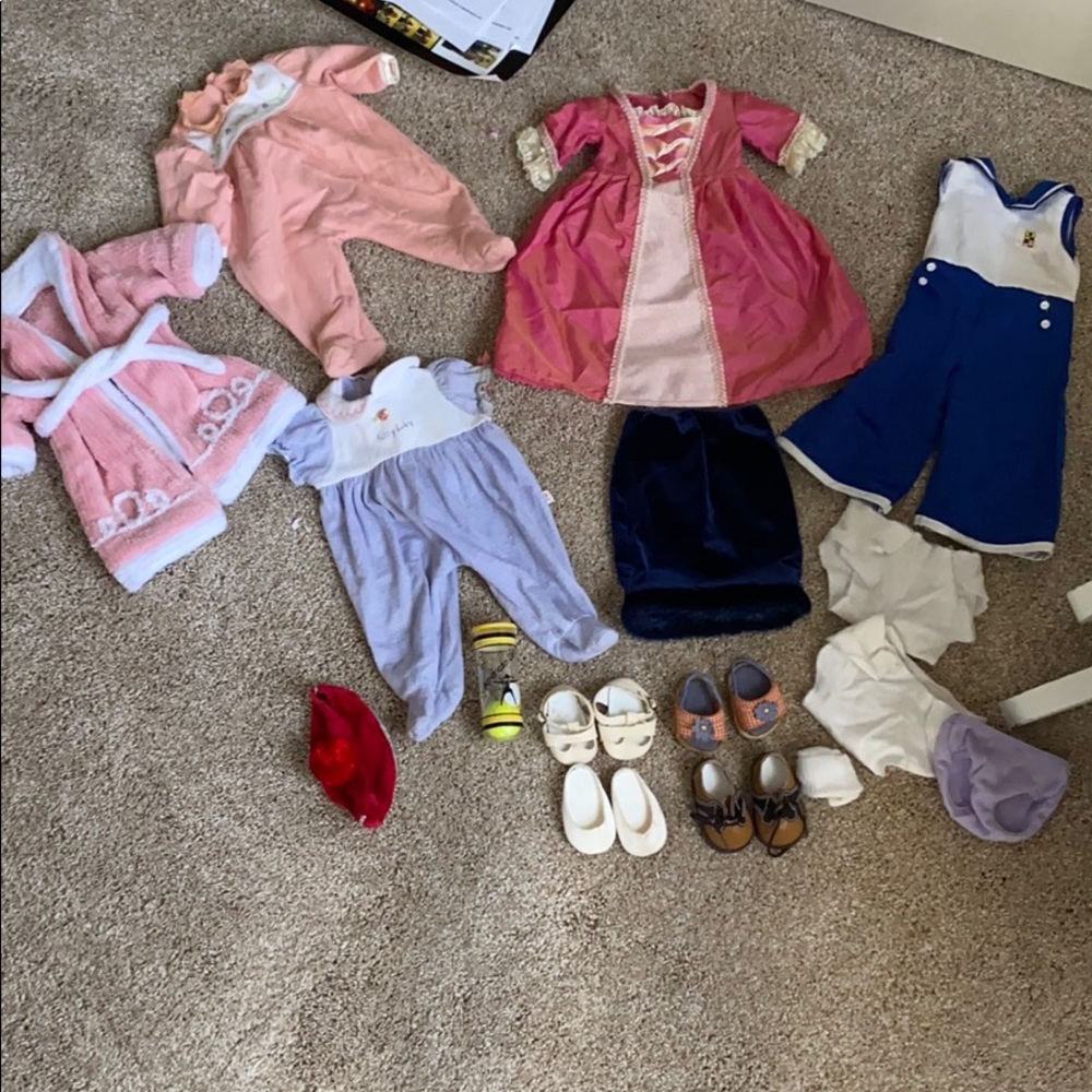 American girl doll/bitty baby bundle